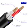 MEIRIYFA Speakon Female to 1/4" Mono Speaker Cable, 6.35mm TS