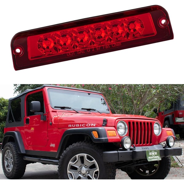 Cxdar Cxdar Third 3rd Brake Light LED for 1997-2006 Jeep
