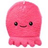 Dekohelden24 Pink Octopus Wash Mitt Children's Wash Mitt Size H/W