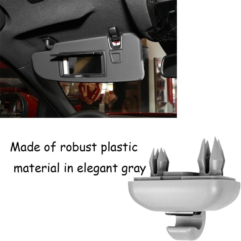 Ginddy Sun Visor Hooks, Pack of 2 Car Sun Visor
