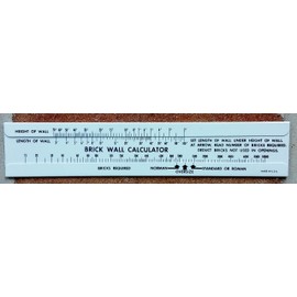 Brick Calculator Slide Rule Estimator
