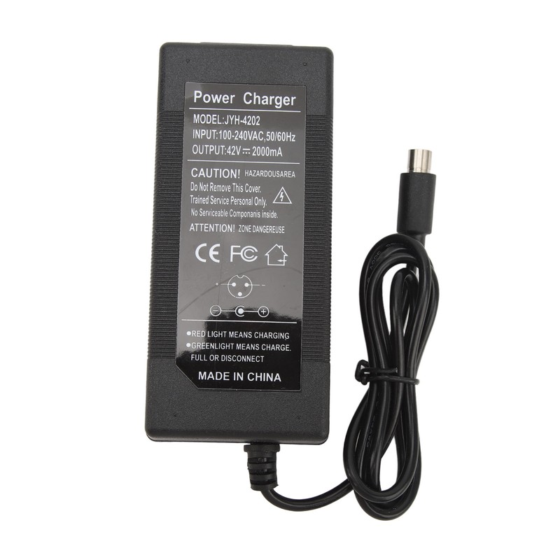 42V 2A Electric Scooter Charger 42V 2A Power Charger Adapter