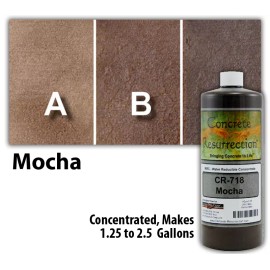Concrete Resurrection Professional Easy to Apply Water Based Concrete Stain - Mocha