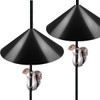 Queension 19-inch Wide Squirrel Proof Baffle,Squirrel Guard Stopper for Outside