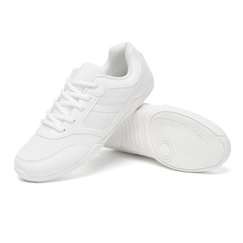 Danzcue Cheer Shoe, White, 8 M