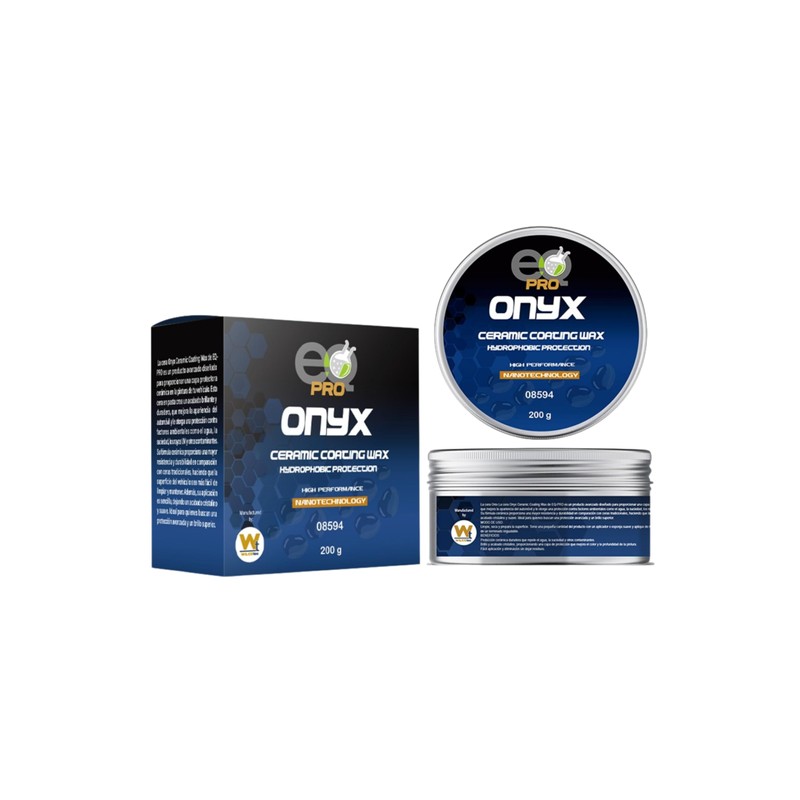 Onyx Cera Cerámica para Auto, 200g, Protección Hidrofóbica con Nanotecnología,