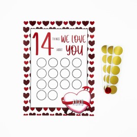 Valentine's Day Scratch Off Print Card (WE LOVE)