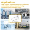 Static Pressure Probe with Magnetic Flange for HVAC Fieldpiece Manometers