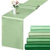 Aneco Satin Table Runner 12 x 108Inch Long Bright Silk