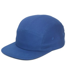 DongKing - Gorra de béisbol de 5 paneles clásica con visera plana de algodón, Real, 7-7 3/8