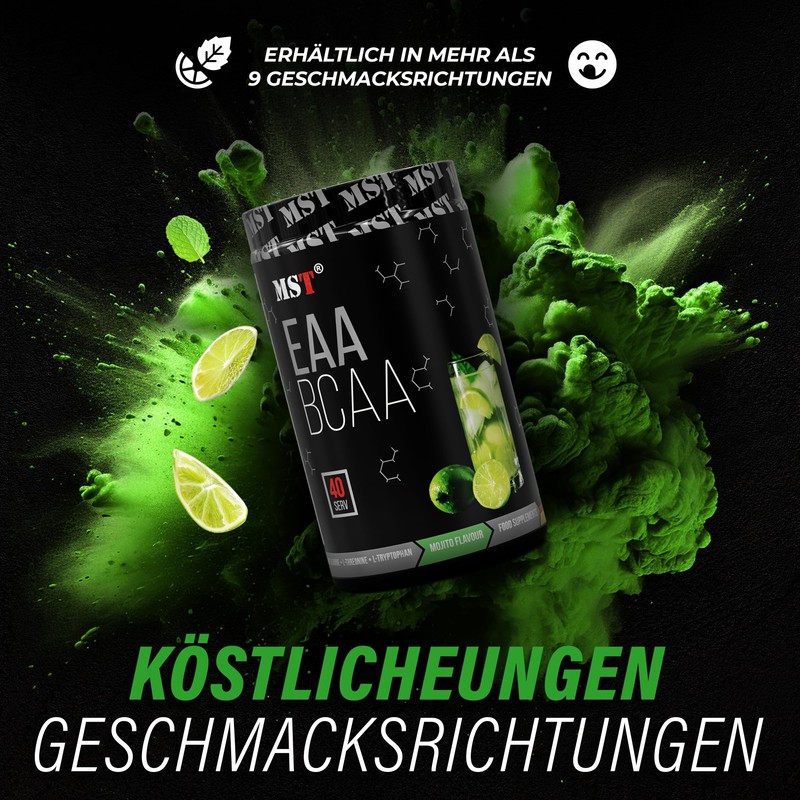 MST EAA and BCAA High Dose Amino Acids | 520
