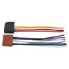 ISO Wiring Harness Adapter, Yctze 2Pcs/Kit ABS Metal Car Radio