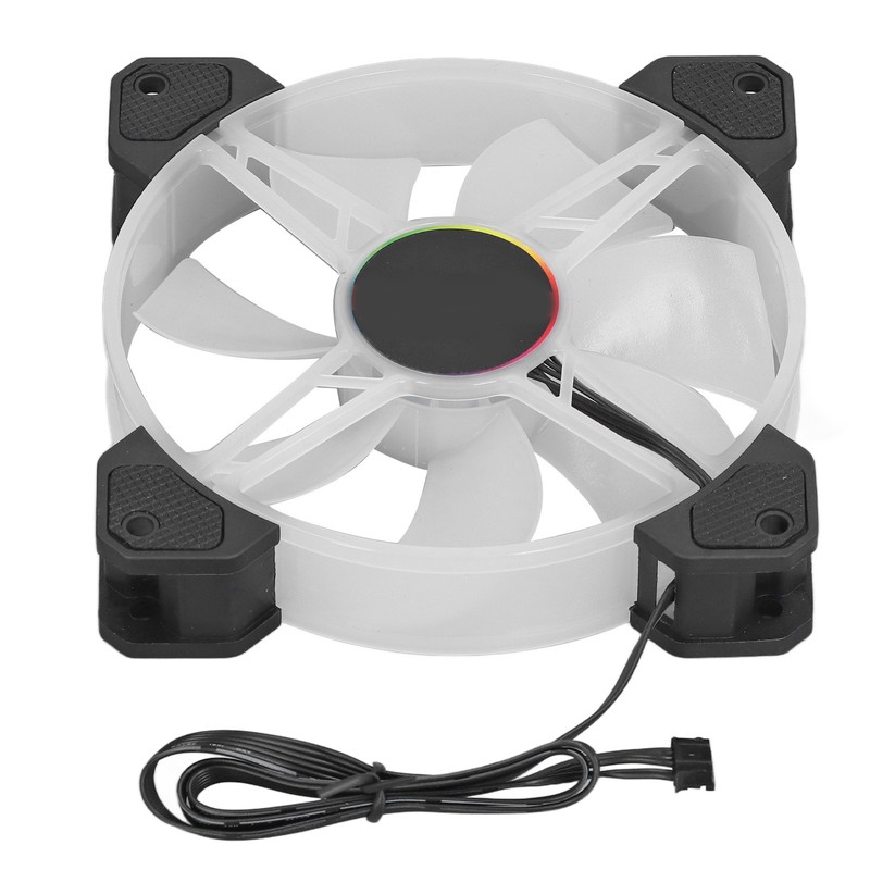 6pcs Computer Case Fan 120mm Ultra Quiet Adjustable Color RGB