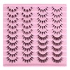 Manga Lashes Natural Look Anime False Eyelashes 20 Pairs Clear