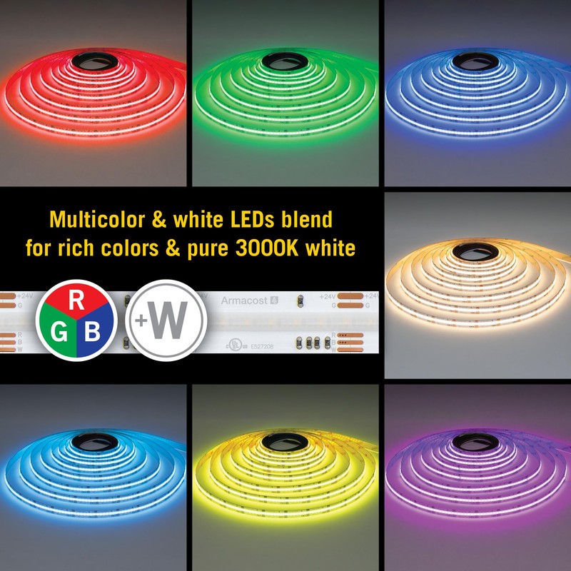 Armacost Lighting RibbonFlex Pro 24V COB LED Strip Light Tape