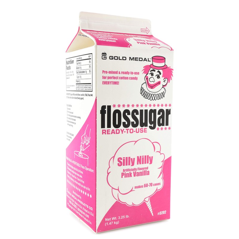 Gold Medal Variety Candy Flossugar (Blue Raspberry and Pink Vanilla)