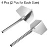 sourcing map Pack of 2 Inner and Corner Spatula 2.7