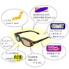 Zealot Polarized Over Sunglasses Light Slim Type ZE-OG03LB Brown/Light Brown