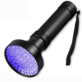 UV Flashlight Black Light, 100 LED Black Flash Light for Dog/Cat Pet Urine Detection, Scorpions Finder