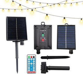 Solar Panel | 31V Waterproof Solar Gate Opener with Remote Control | Tools & Home Improvement for Patio Yard Farm Garden Shed Pathway Camping