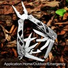 SQT Multi Tool 1508, Foldable Pliers with 14 Built-in Multitool,
