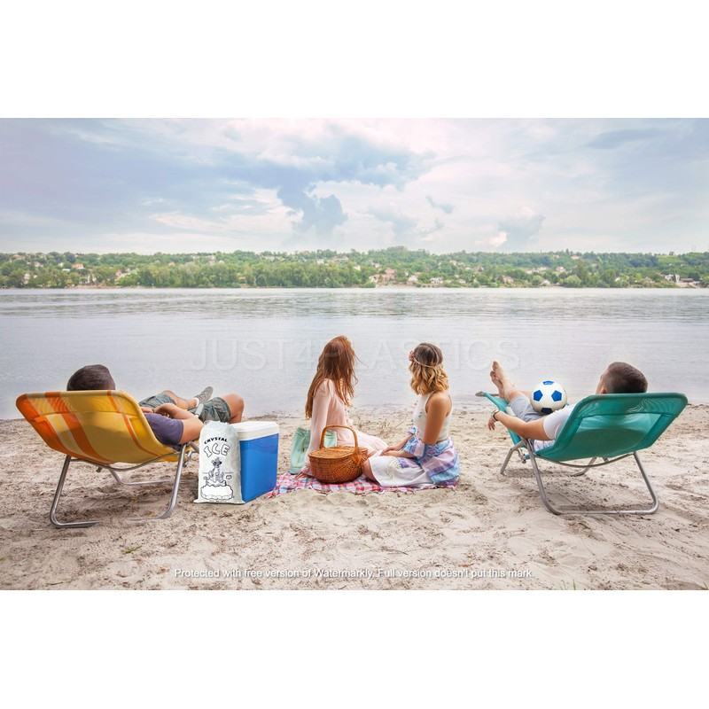 Ice Bags with Drawstring Heavy Duty Commercial Grade (8 lb