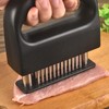 wenrescry Meat tenderizer, meat tenderizer, meat tenderiser with 48 stainless