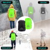 2-Pack rucksack regenschutz rucksack, 18-30L Reflektierende regenhülle rucksack regenschutz schulranzen