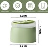 4 Pcs Silicone Ice Cube Molds set with Lids, Easy