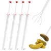 meekoo Set of 2 Pickle Picker Stainless Steel and Plastic