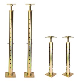 House Floor Jacks Post Pole for Leveling, 18-35 Inches Adjustable Post Basement Support Pole Jacks, Heavy Duty Telescoping Jacks for Leveling, Floor Joist Jack for House Lifting Temporary Support