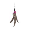 9pcs Cat Feather Wand Toy 3 Sections Retractable Cat Interactive