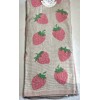 TRULY LOU KITCHEN TOWELS (2) STRAWBERRIES 70% COTTON 30% RAYON
