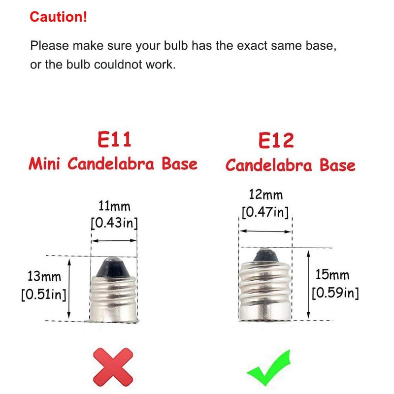 Makergroup E12 LED Light Bulbs for Refrigerator Flea Trap Dryer