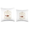 Chili Cookoff Judge Badge Retro Chili Pot Spoon Throw Pillow