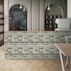 COMSTICKC 10 Pcs 3D Faux Brick Wall Panel, Peel and