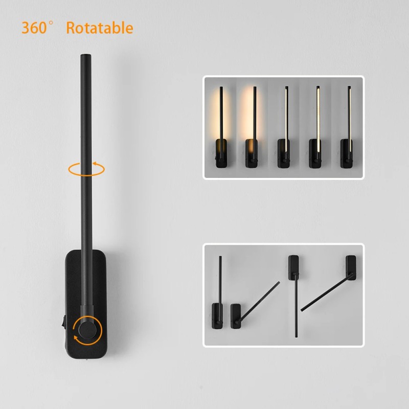 Rechargeable Wall Lights with Remote Control,LED Picture Lights for Bedroom,Wireless