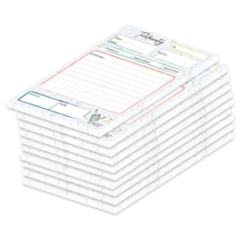 PRICARO 10 x A6 Doodles Telephone Notepad