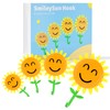 Sunflower Retractable Hooks, Strong Self-Adhesive Sticky Hooks, Traceless & Waterproof,
