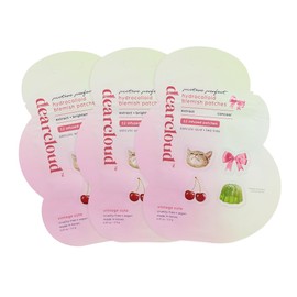 dearcloud Vintage Cute Hydrocolloid Blemish Patches – Pimple Patches for Face, Blemish Support – Korean Skincare – Vintage Cute (36 Count)