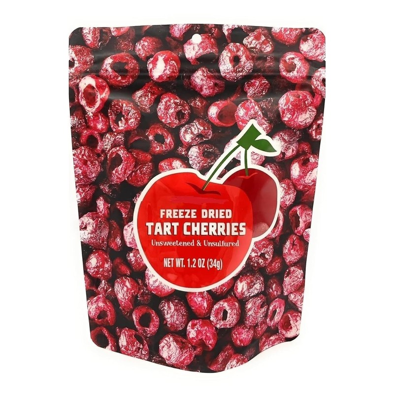 Trader Joe's - Freeze-Dried Tart Cherries Unsweetened & Unsulfured 1.2oz/34g