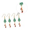 COLLBATH Elegant Xmas Earring Set Vines Design Christmas Stick Ear