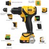 DEGLASERS 12V MAX Cordless Drill,Electric Power Drill Set with Battery