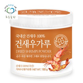 Green Field Domestic Shrimp Powder 100% 180gx1 container / 푸른들판 국내산 새우 분말 가루 100% 180gx1통