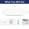 TSJ OFFICE Glass Desktop Whiteboard - 17 X 7 Inches