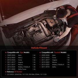 Frankberg 1x Coolant Flange Compatible with Astra J P10 1.4L 2009-2015 Corsa D S07 1.4L 2012-2014 Insignia A G09 1.4L 2011-2017 Meriva B MPV S10 1.4L 2010-2017 Replace# 902-846