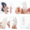 Pack of 2 White Plastic Hose Holders, Non-Slip Hose Organisers