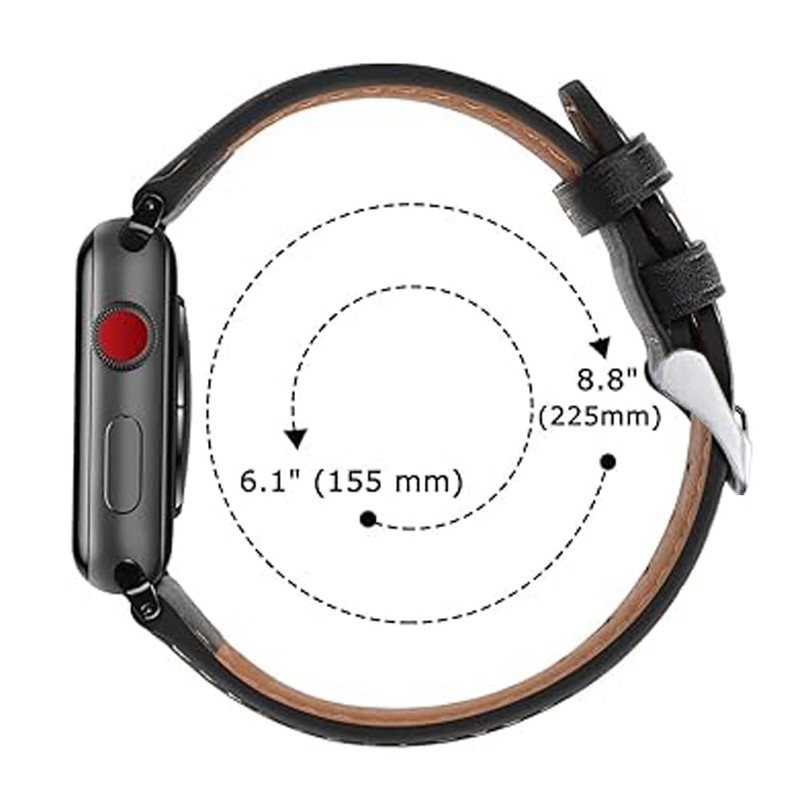 BYISYUE Leather Replacement Strap for Polar Ignite 2 / Ignite