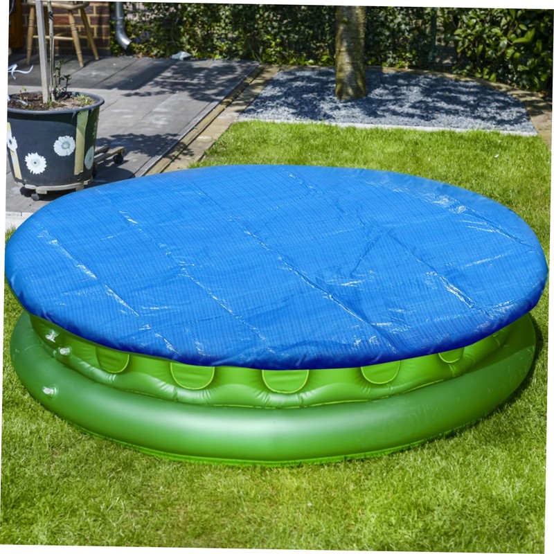 MERRYHAPY 10-foot Diameter Round Pool Cover Weatherproof Ideal for Inflatable