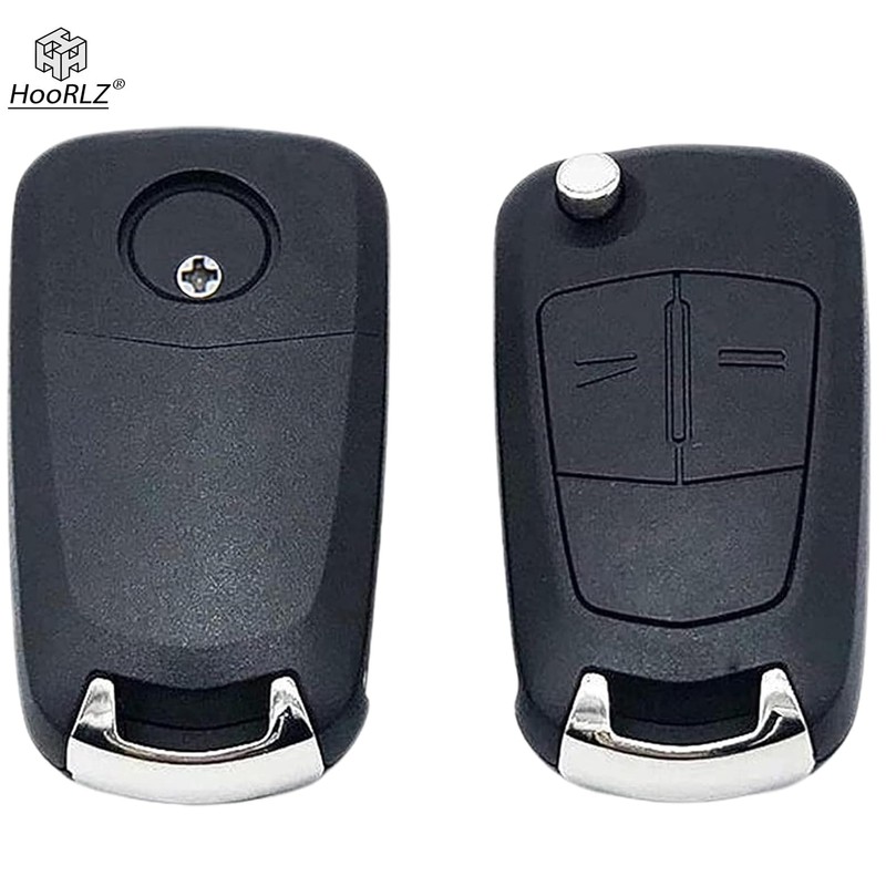 HooRLZ 2 x Vauxhall key shell for Vauxhall Astra Antara